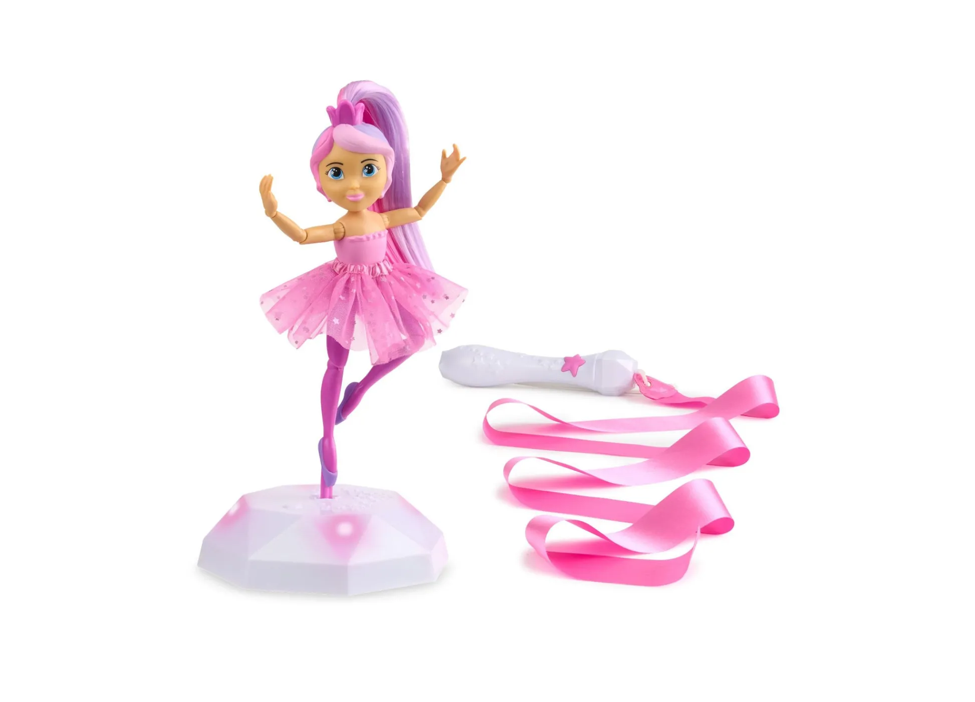 Macy's - Supplier Twirl Along Dancing Doll, Lena Ballerina with Magical Stage* Interactive Dolls & Pets|Stuffed Animals & Plush Toys