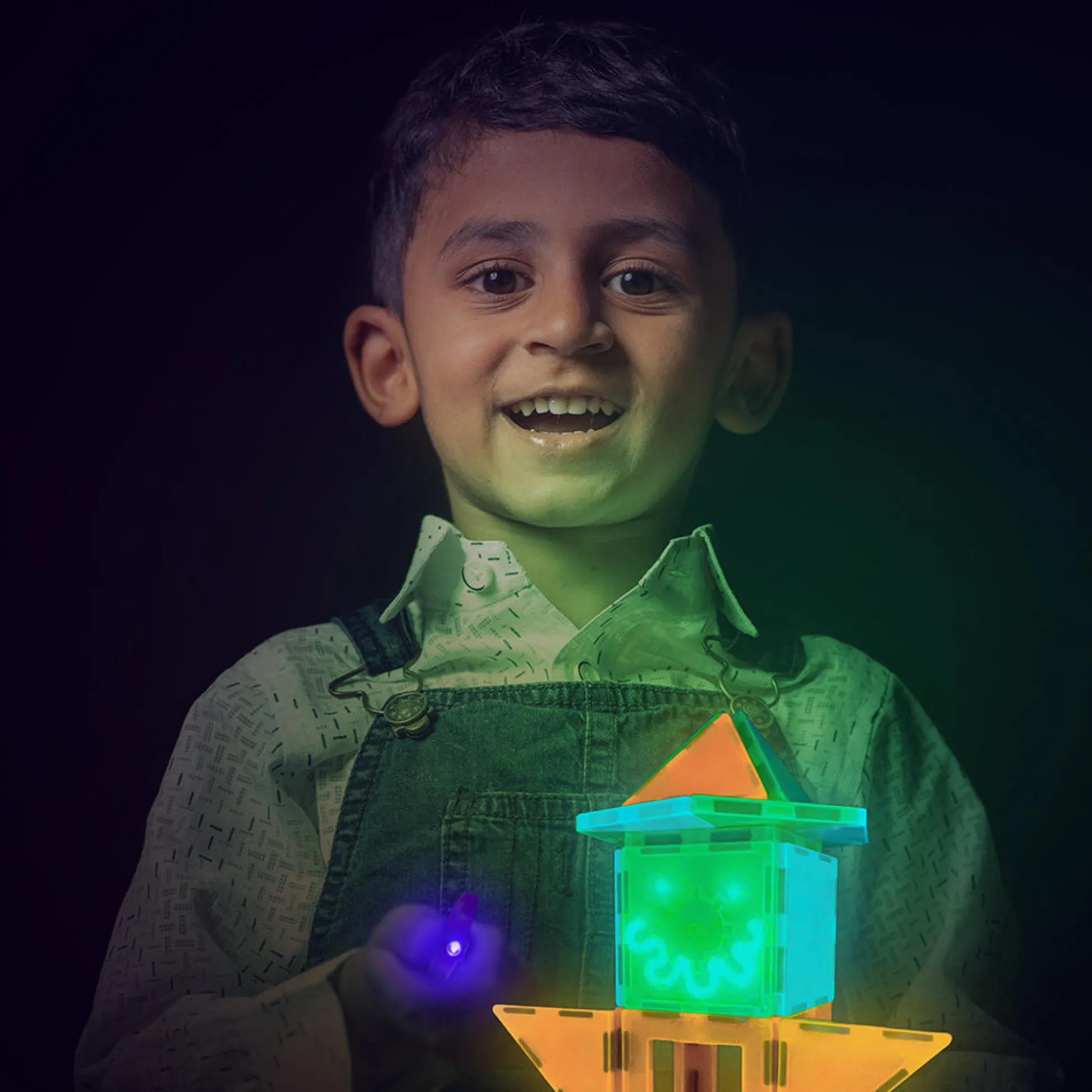 Tytan Toys Tytan Magnetic Tiles Glow In The Dark V2.0 Kit - 60pcs* Magnetic Tiles & Building Sets