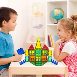 Tytan Toys Tytan Magnetic Tiles Value Kit - 60 Piece Colorful Construction Set* Magnetic Tiles & Building Sets