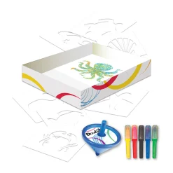 AreYouGame U-Create Doodletop Sea Life Themed Stencil Art Kit* Crafts & Activities