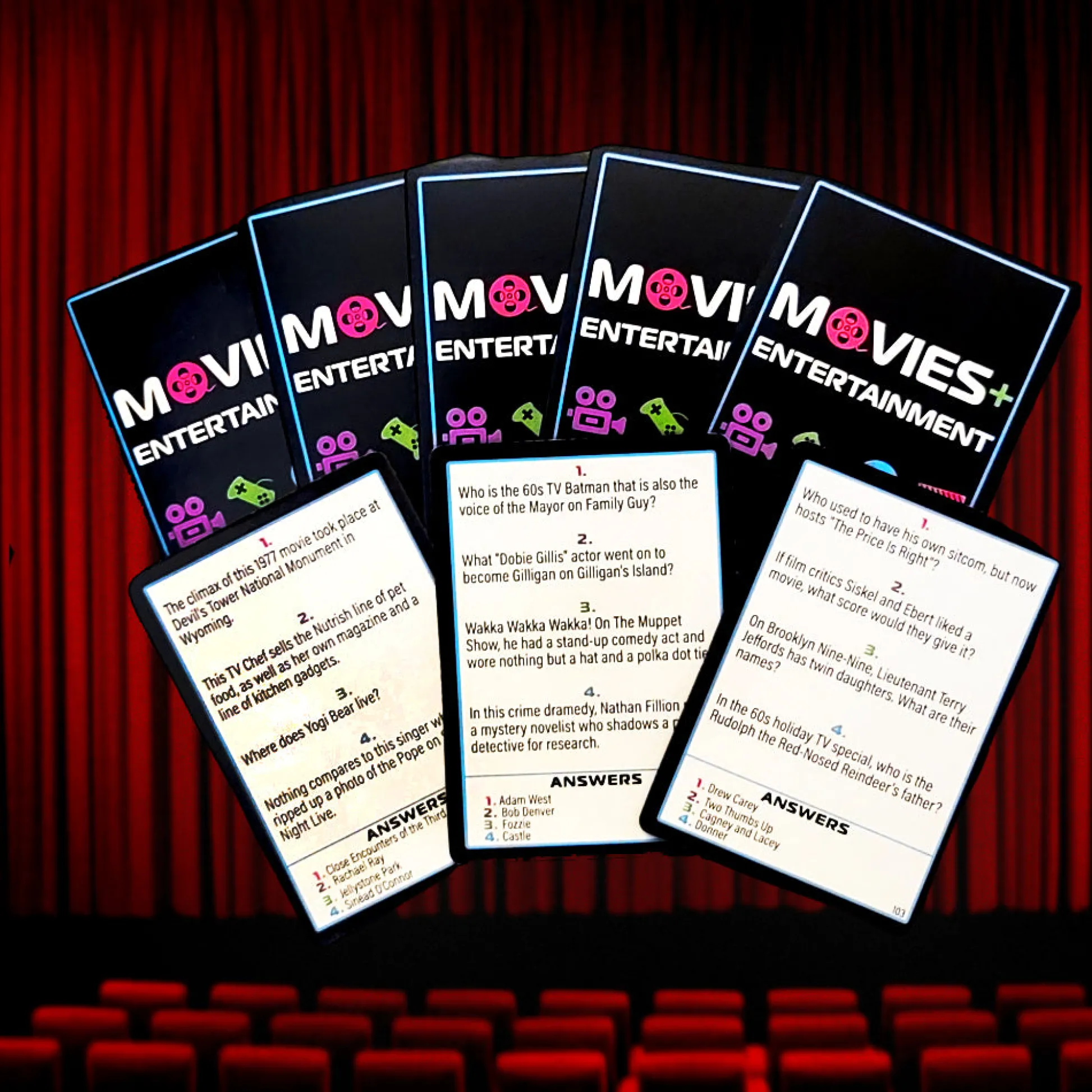 Calendar Holdings, LLC Ultimate Cinema & TV Showdown Trivia Game* Family & Entertainments Games