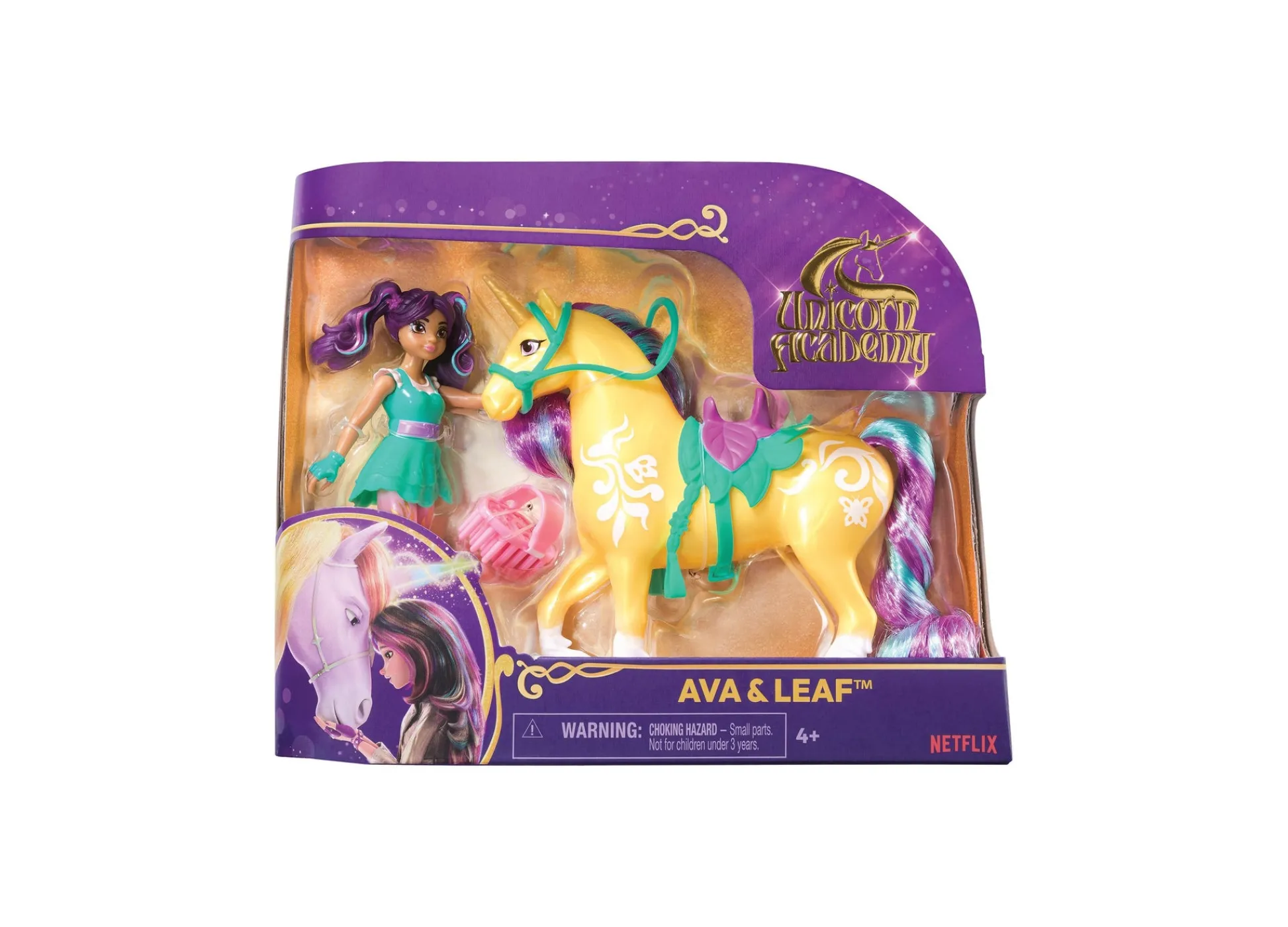 Macy's - Supplier Unicorn Academy Ava & Leaf Set with Riding Accessories* Stuffed Animals & Plush Toys