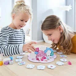 HABA USA Unicorn Glitterluck Cloud Kingdom Stacking Board Game* Board Games|Role-Playing Games