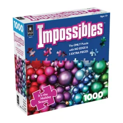 AreYouGame University Games Christmas Rainbow Gradient Impossible Jigsaw Puzzle - 1000 pc* Puzzles