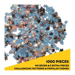 AreYouGame University Games Christmas Rainbow Gradient Impossible Jigsaw Puzzle - 1000 pc* Puzzles