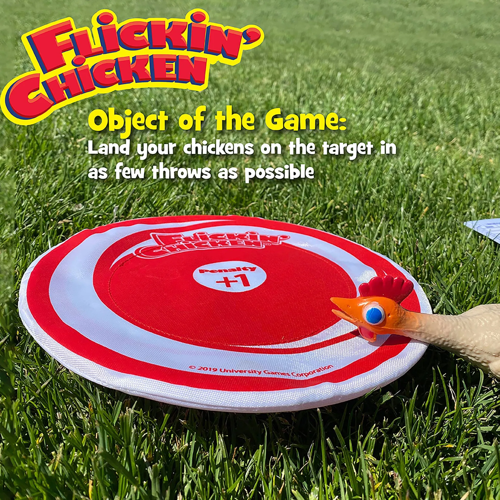 Educators Resource University Games Flickin' Chicken Outdoor Family Game* Family & Entertainments Games