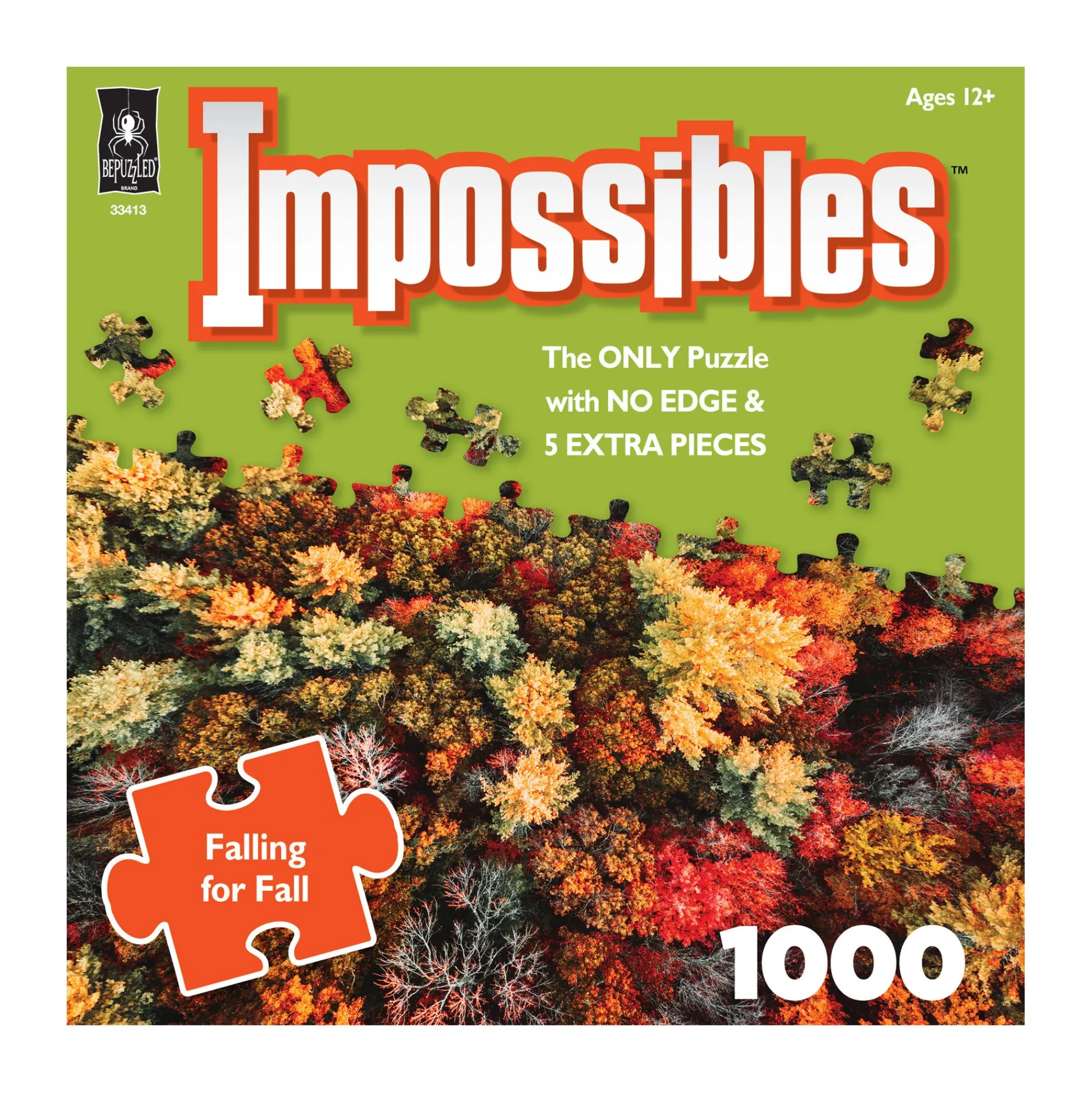 AreYouGame University Games Impossibles Puzzle - Falling for Fall: 1000 Pcs* Puzzles