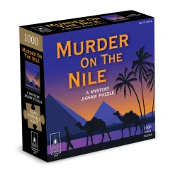 AreYouGame University Games Murder by the Pyramids Mystery Jigsaw Puzzle - 1000 pc* Puzzles