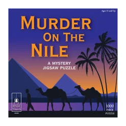 AreYouGame University Games Murder by the Pyramids Mystery Jigsaw Puzzle - 1000 pc* Puzzles