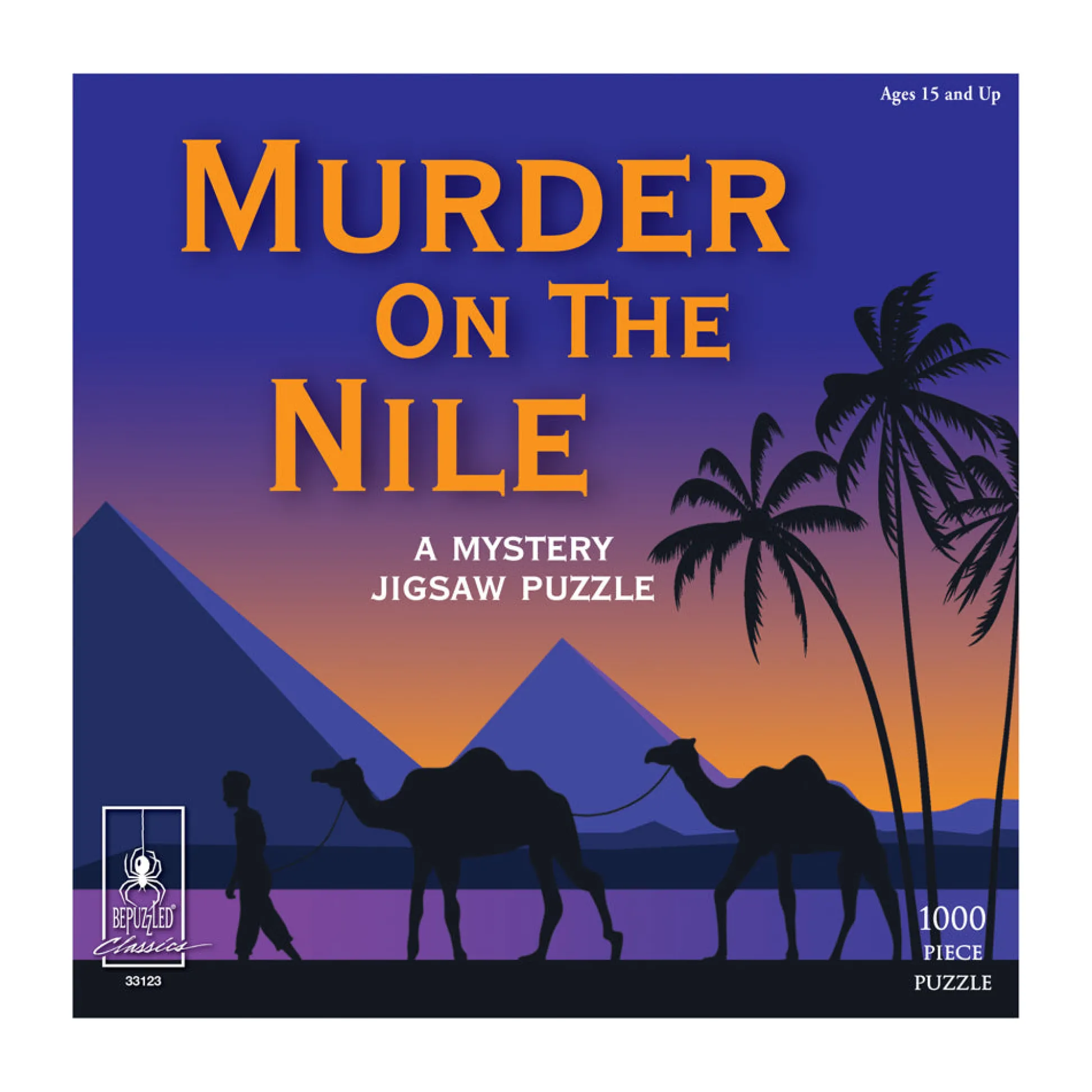 AreYouGame University Games Murder by the Pyramids Mystery Jigsaw Puzzle - 1000 pc* Puzzles