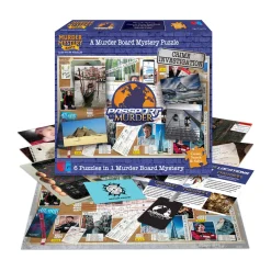 AreYouGame University Games Murder Mystery Party Case Files - Passport to Murder Puzzle Set* Puzzles