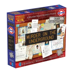 AreYouGame University Games Murder Mystery Party Case Files - Underground Murder Puzzle* Board Games|Puzzles