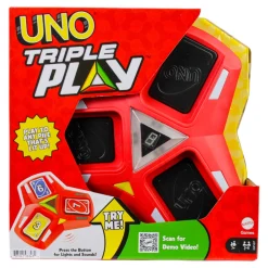 Calendar Holdings, LLC Uno Triple Play Electronic Card Game by Mattel* Social & Emotional Skills|Card Games