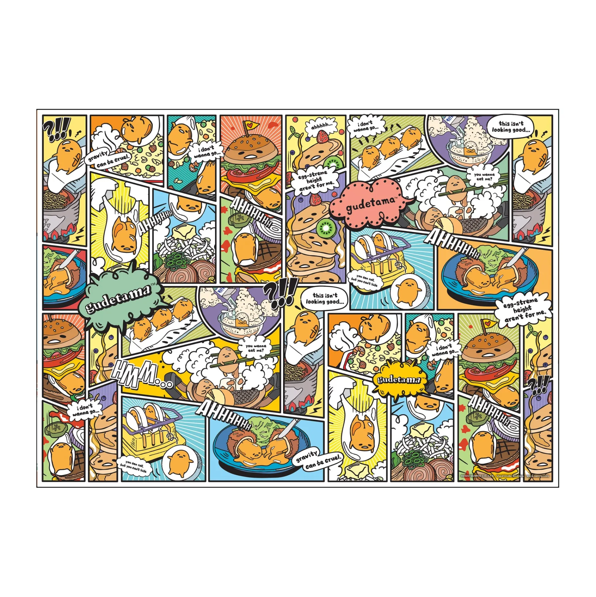 AreYouGame USAopoly Gudetama Amazing Egg-Ventures Jigsaw Puzzle - 1000 pc* Puzzles
