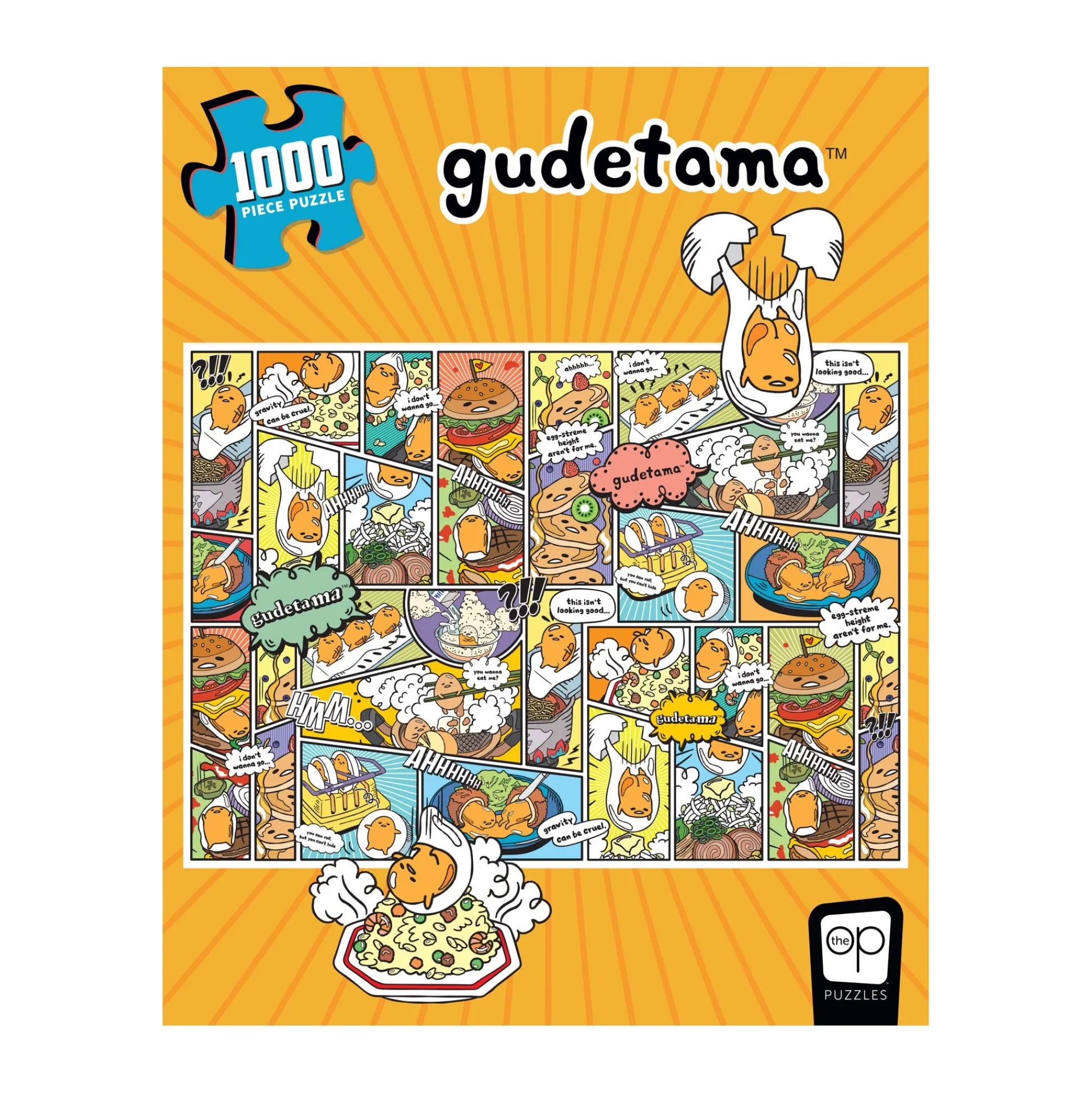 AreYouGame USAopoly Gudetama Amazing Egg-Ventures Jigsaw Puzzle - 1000 pc* Puzzles