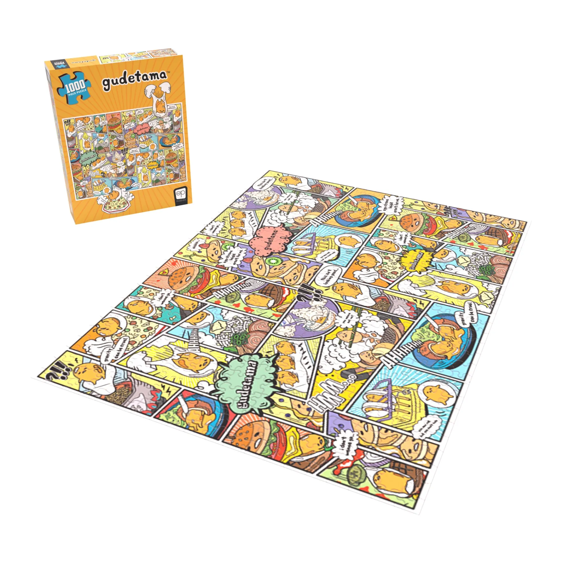 AreYouGame USAopoly Gudetama Amazing Egg-Ventures Jigsaw Puzzle - 1000 pc* Puzzles
