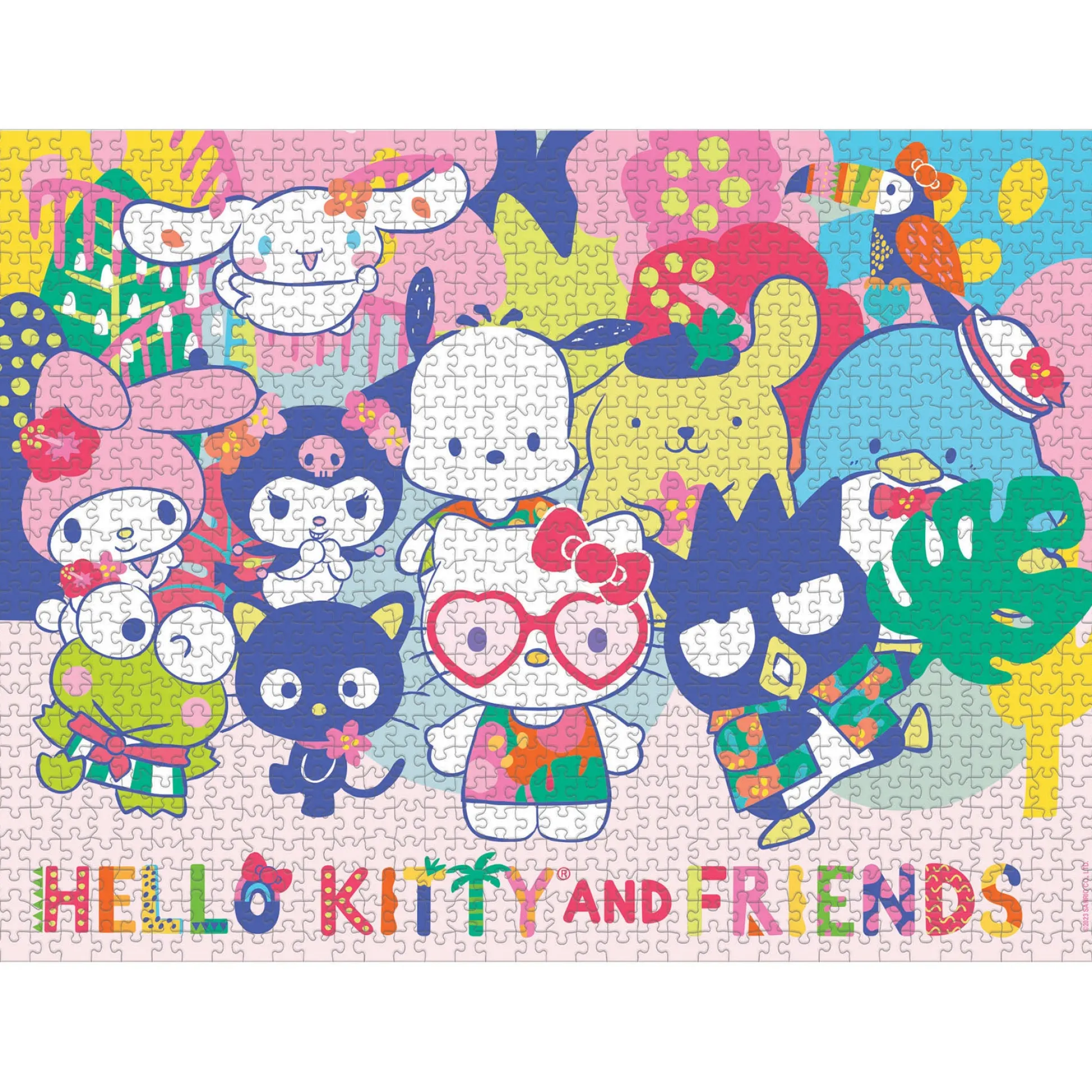 Educators Resource USAopoly Hello Kitty and Friends Tropical Times Jigsaw Puzzle - 1000 pc* Puzzles