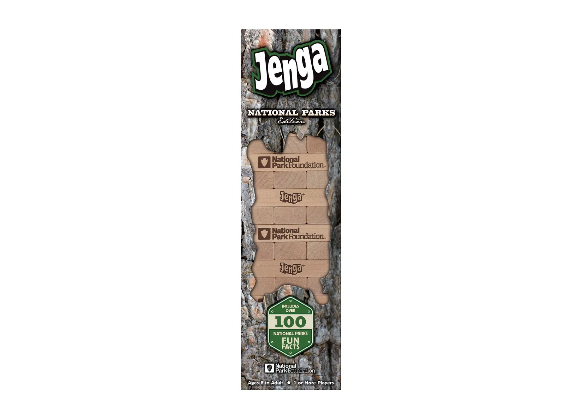 Educators Resource USAopoly JENGA® National Parks Edition Hardwood Game* Role-Playing Games|Board Games
