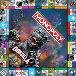 Educators Resource USAopoly MONOPOLY: Godzilla - Collector's Edition Board Game* Role-Playing Games|Board Games