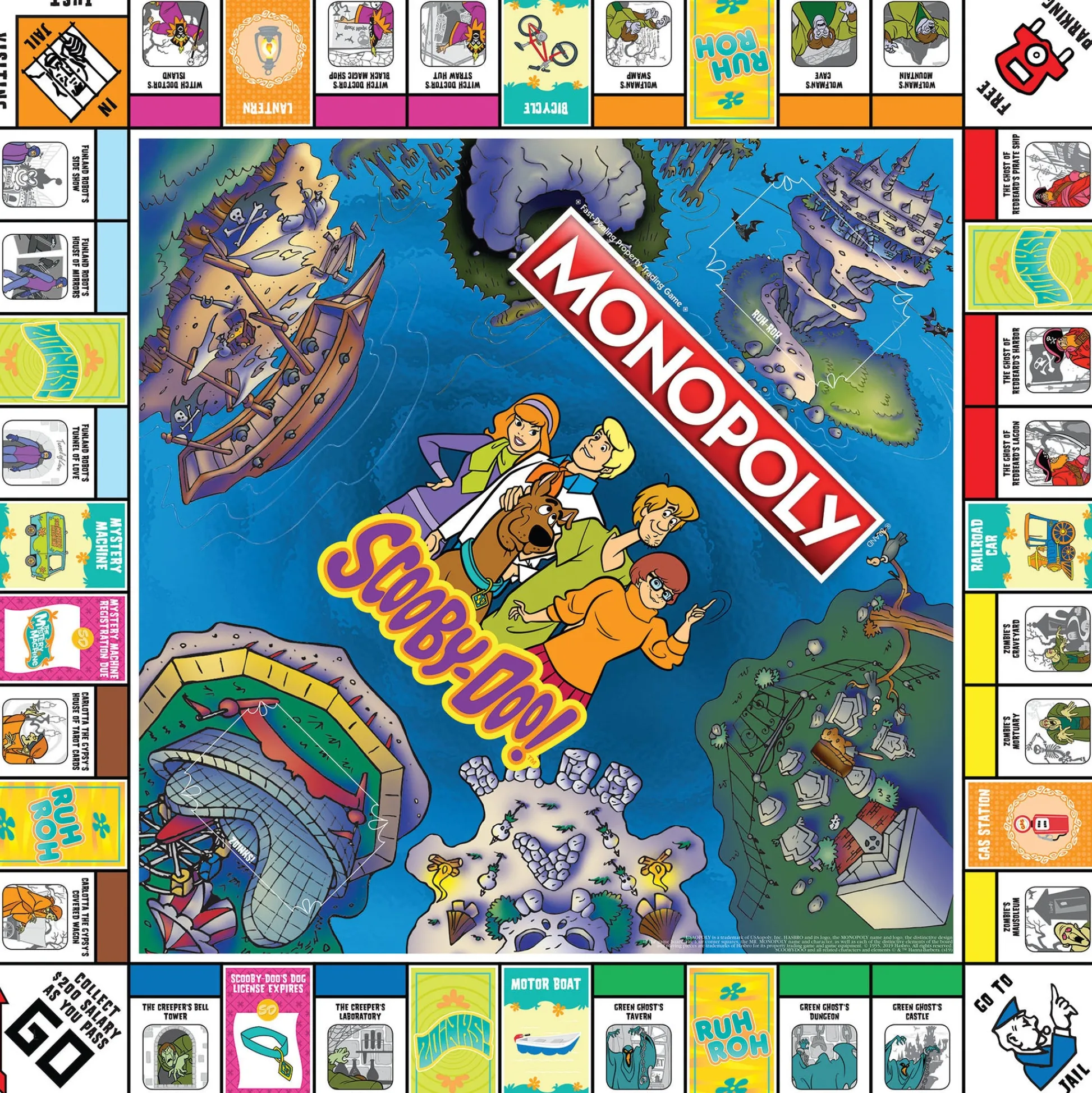 Educators Resource USAopoly MONOPOLY®: Scooby-Doo Board Game* Role-Playing Games|Board Games