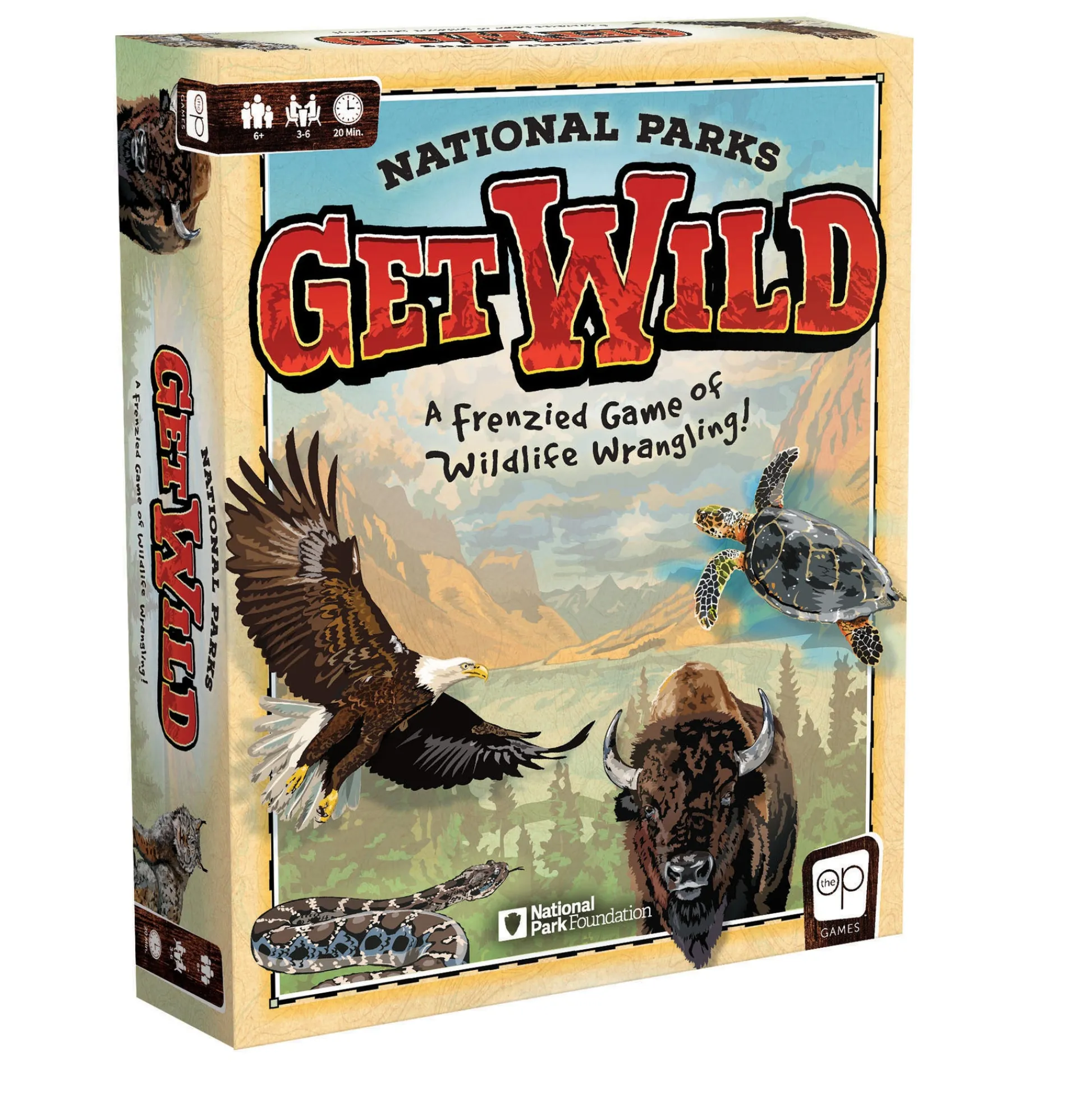 Educators Resource USAopoly National Parks Get Wild Family Dice Game* Family & Entertainments Games
