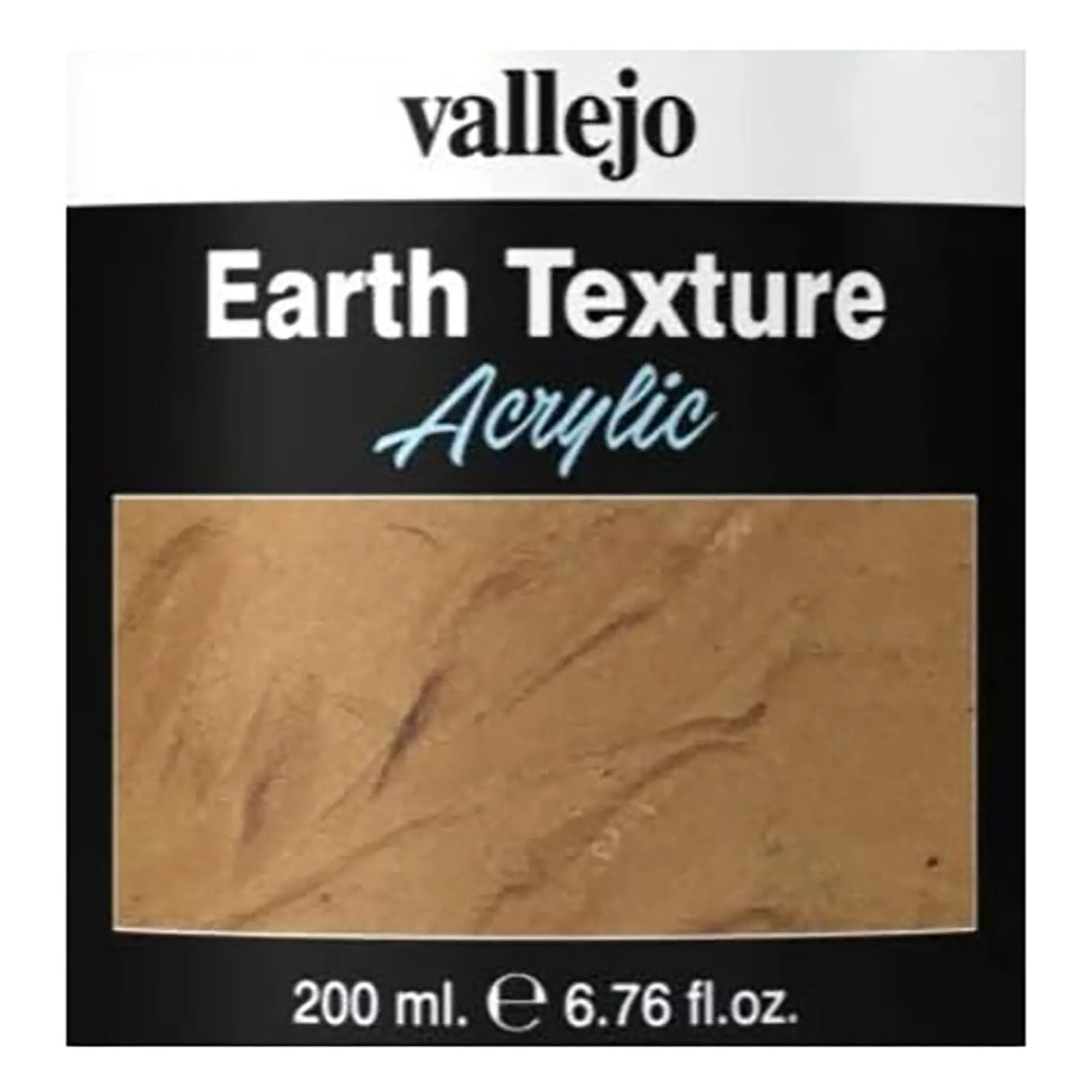Flat River Group Vallejo Texture Acrylic Paint - Brown Earth 26219 - 6.79oz (200ml)* Drawing, Color & Painting