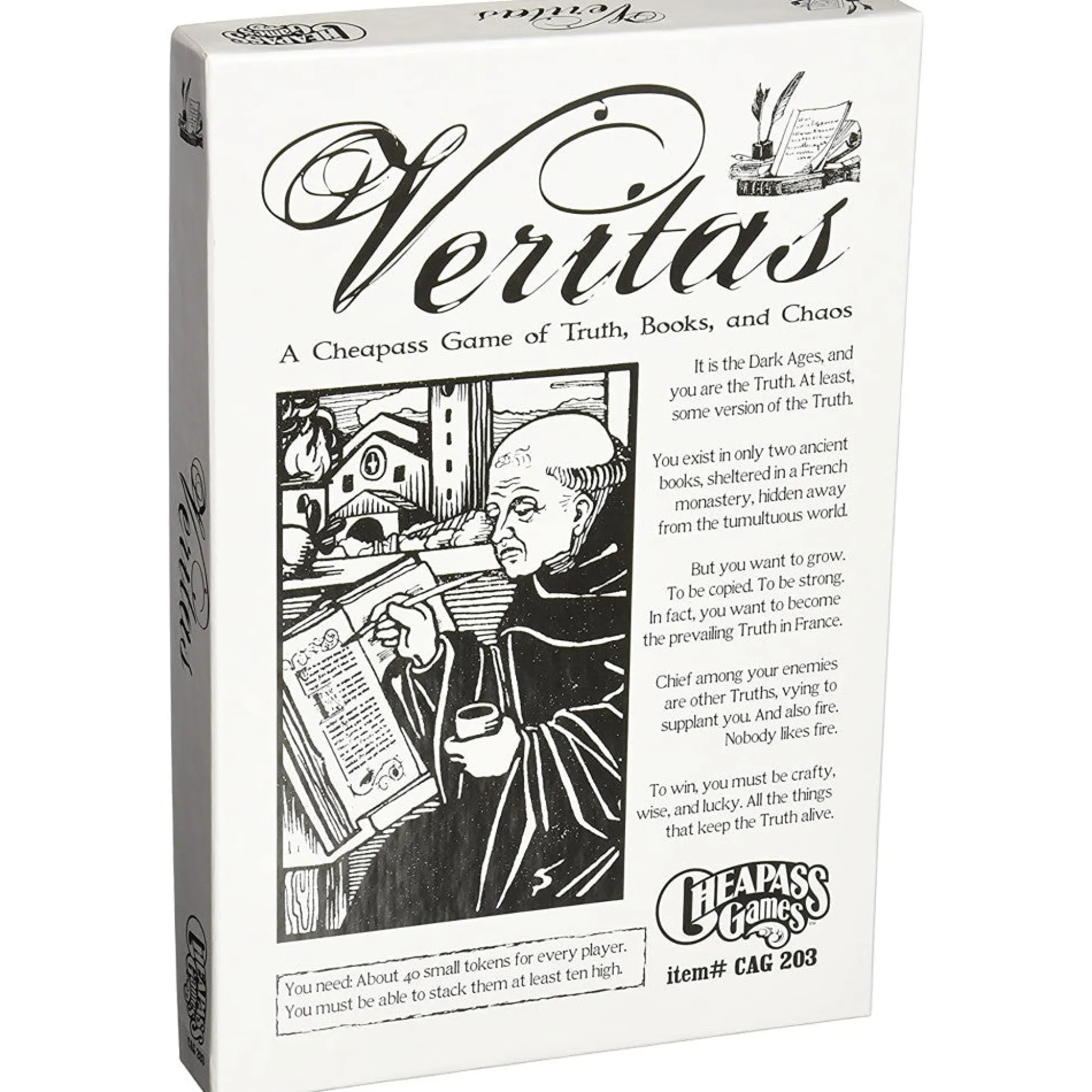 Flat River Group Veritas Board Game: The Quest for Truth in the Dark Ages* Board Games|Role-Playing Games