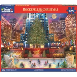 Calendar Holdings, LLC Vermont Christmas Company Rockefeller Christmas Jigsaw Puzzle - 1000 pc* Puzzles