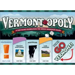Flat River Group Vermont-Opoly State Adventure Board Game for Families, Ages 8+* Board Games|Role-Playing Games