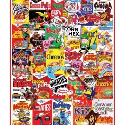 Calendar Holdings, LLC Vintage Cereal Box Collage Puzzle - 1000 Pieces by White Mountain Puzzles* Puzzles