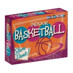 AreYouGame Vintage Planet Indoor Basketball Set - Easy Setup, Family Fun* Toy Sports