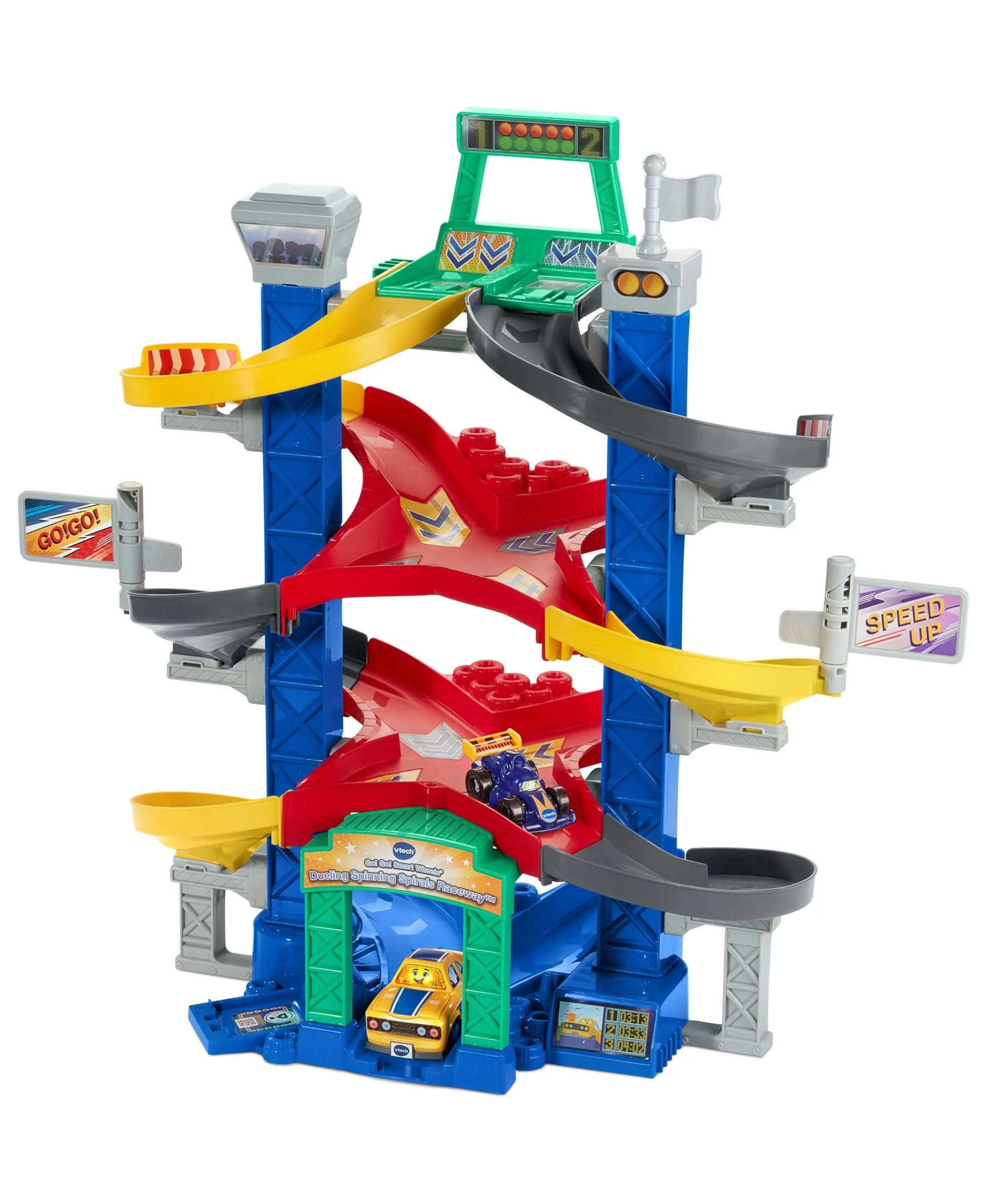 Macy's - Supplier VTech Go! Go! Smart Wheels Dueling Spinning Spirals Raceway with Accessories* Preschool Education Toys & Activities|Preschool Vehicles