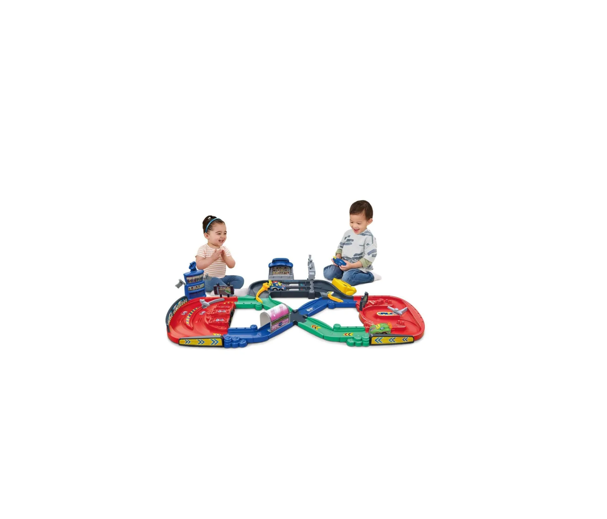 Macy's - Supplier VTech Go Go Smart Wheels Checkered Flag Motorized Race Track Set* Playsets & Racetracks