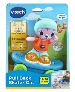 Macy's - Supplier VTech Pull Back Skater Cat Interactive Learning Toy* Preschool Education Toys & Activities