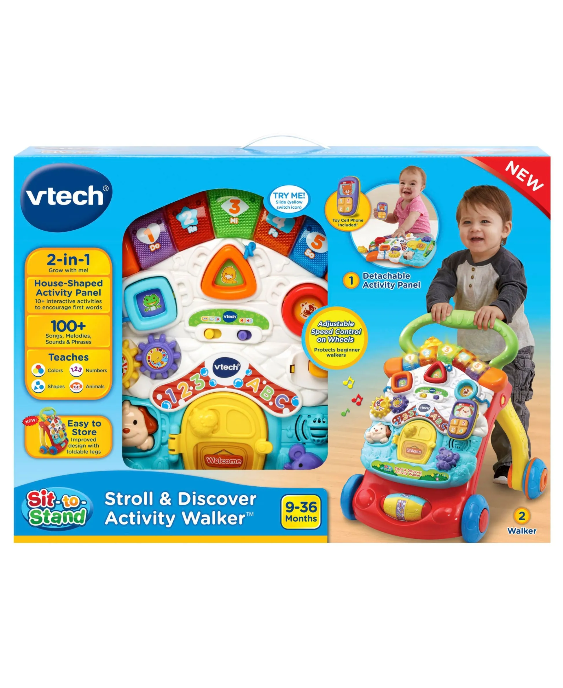 Macy's - Supplier VTech Stroll & Discover Activity Walker for Toddlers* Activity Centers