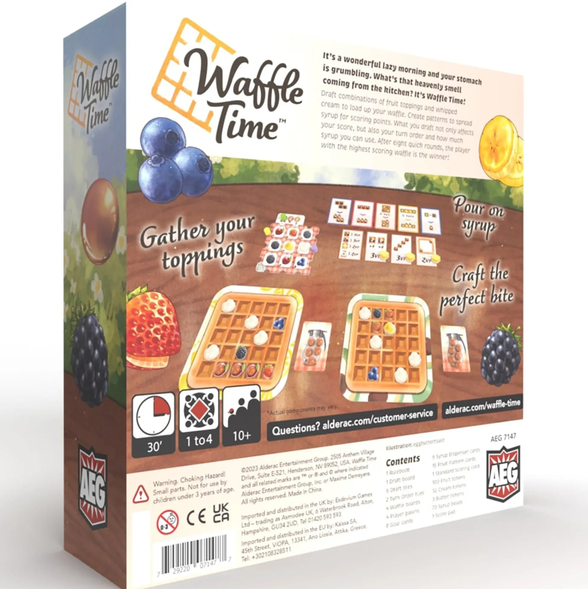 Flat River Group Waffle Time Family Tile Placement Strategy Game* Board Games|Role-Playing Games