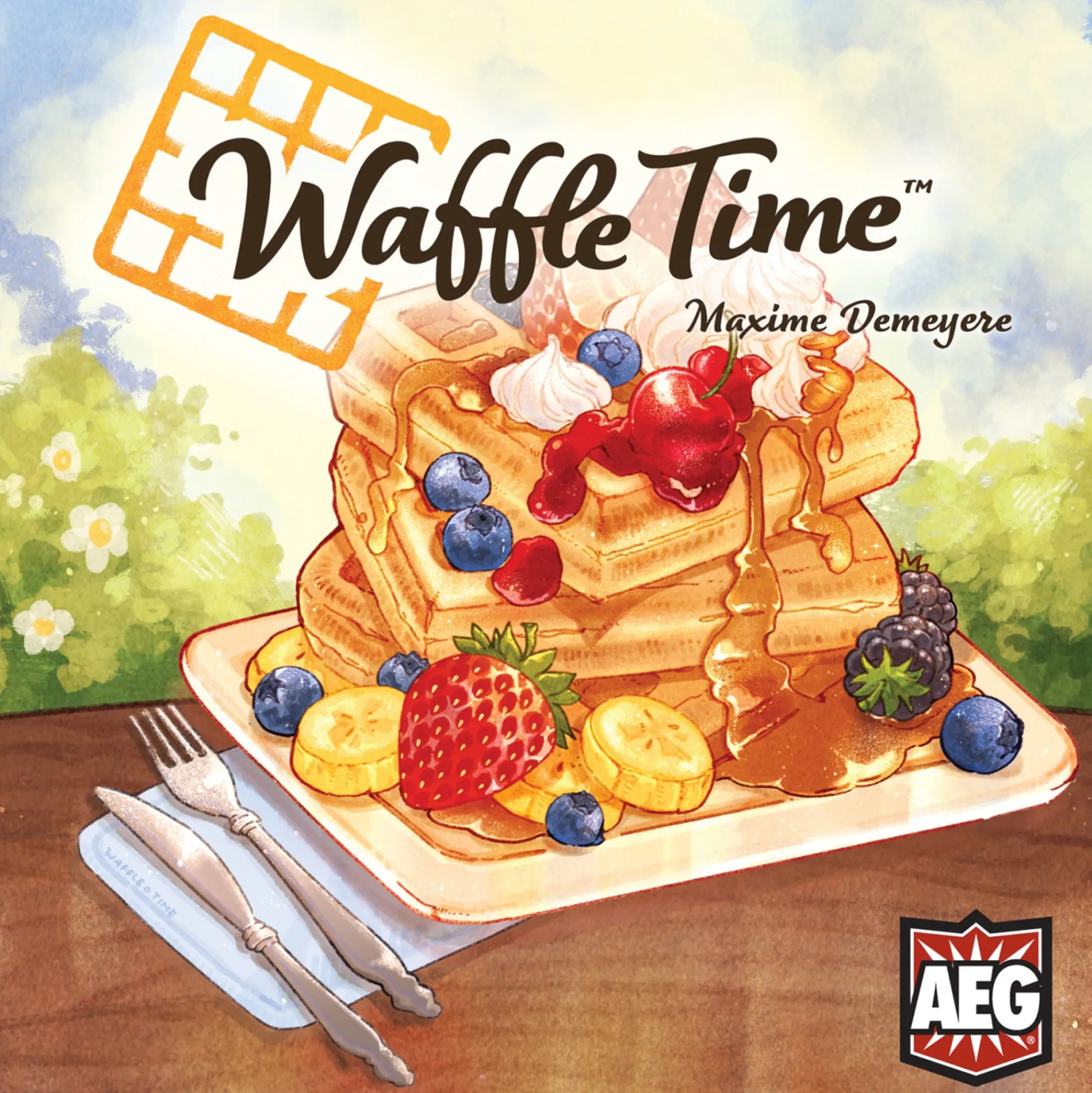 Flat River Group Waffle Time Family Tile Placement Strategy Game* Board Games|Role-Playing Games