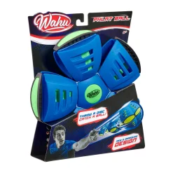 AreYouGame Wahu Phlat Ball Classic - Transforming Disc-to-Ball Toy, Blue* Toy Sports