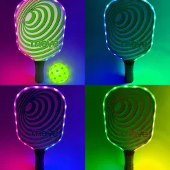 Flat River Group Watchitude Glow-in-the-Dark Pickleball Paddle and Ball Set* Toy Sports