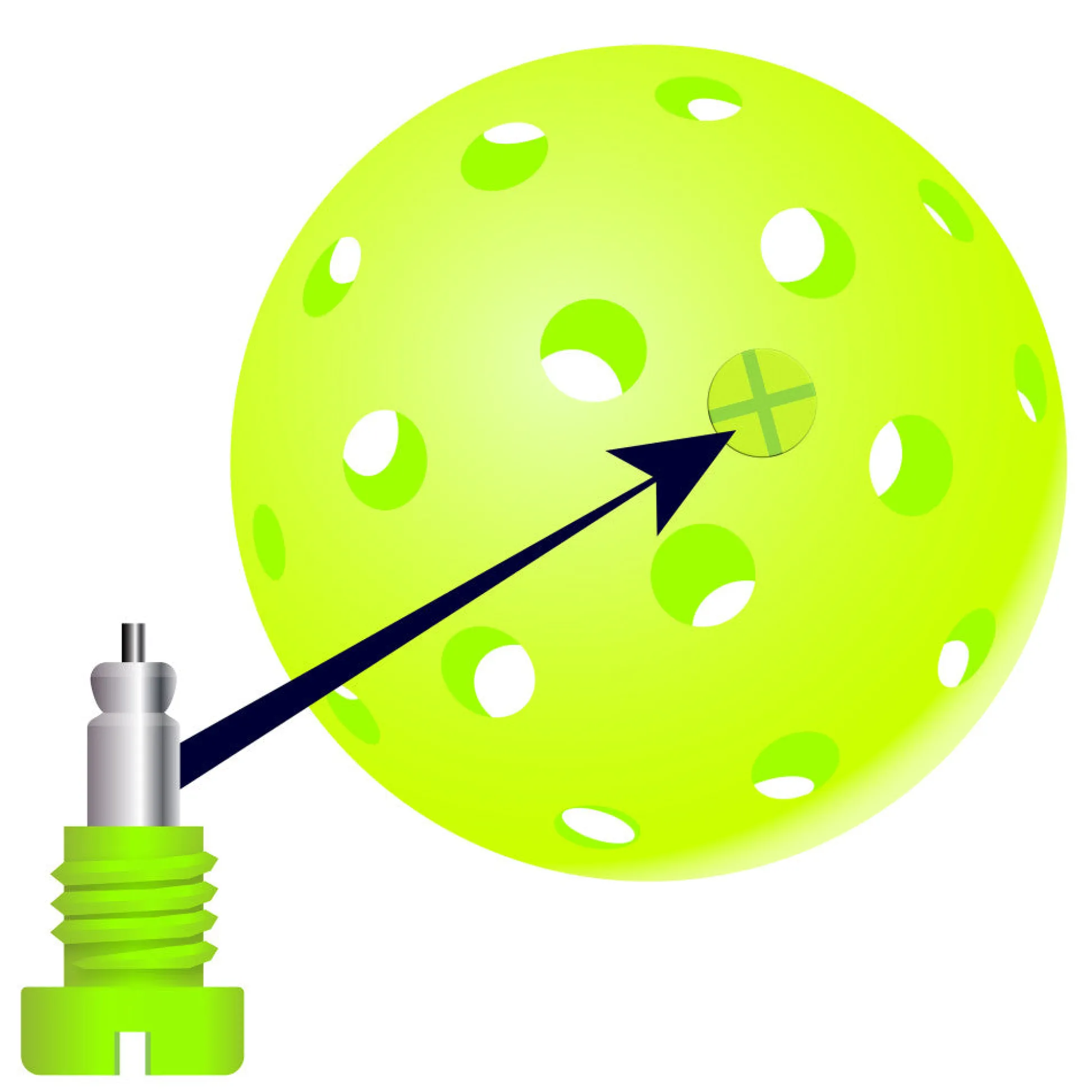 Flat River Group Watchitude Glow-in-the-Dark Pickleball Paddle and Ball Set* Toy Sports