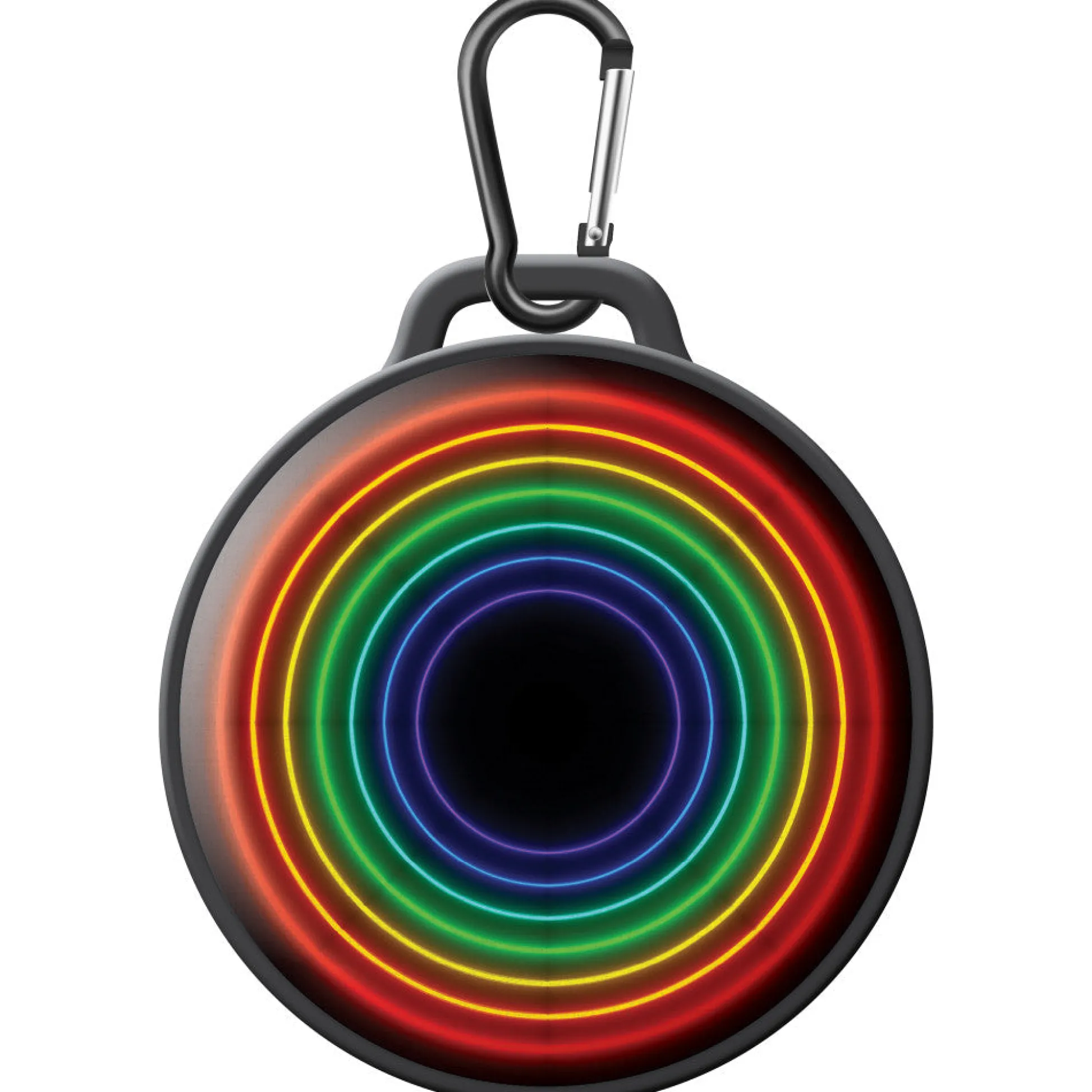 Flat River Group Watchitude Jammed 2 Go Rainbow Wave Round Bluetooth Speaker* Electronics