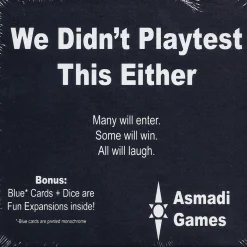Flat River Group We Didn't Playtest This Either Standalone or Expansion Card Game* Card Games|Social & Emotional Skills
