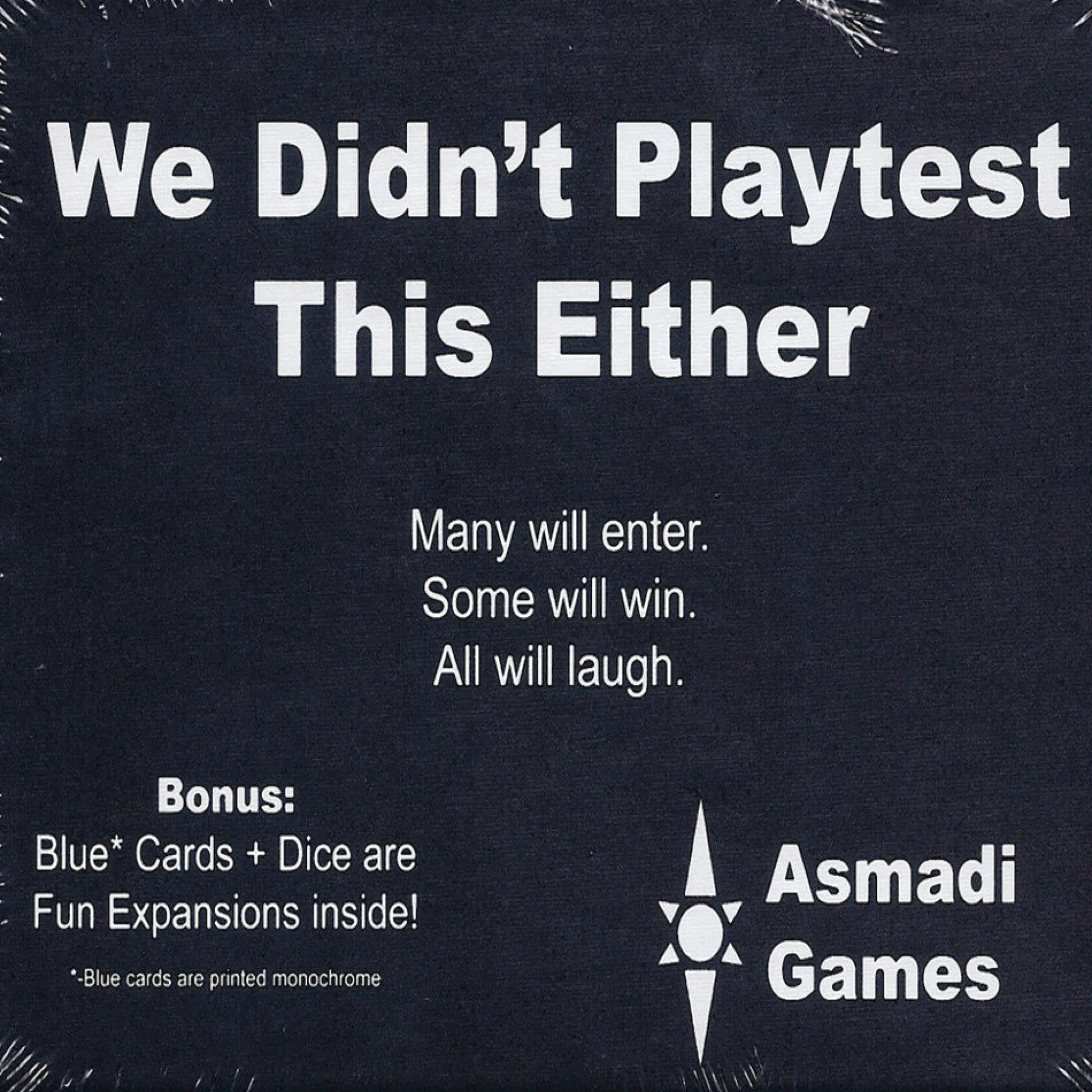 Flat River Group We Didn't Playtest This Either Standalone or Expansion Card Game* Card Games|Social & Emotional Skills