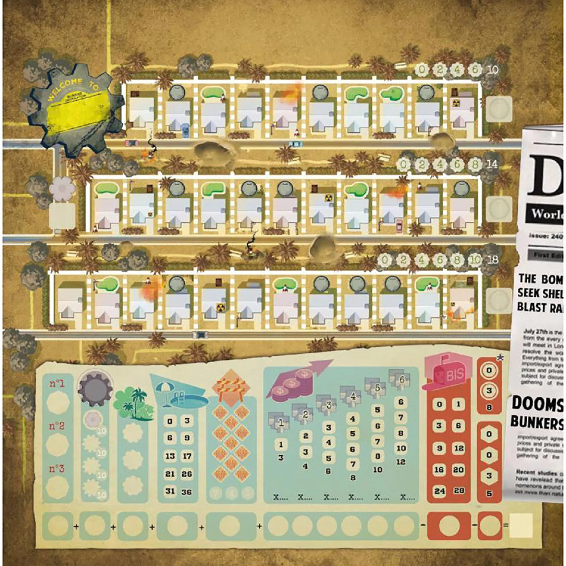Flat River Group Welcome To... Doomsday Thematic Neighborhood Expansion Board Game* Board Games|Role-Playing Games
