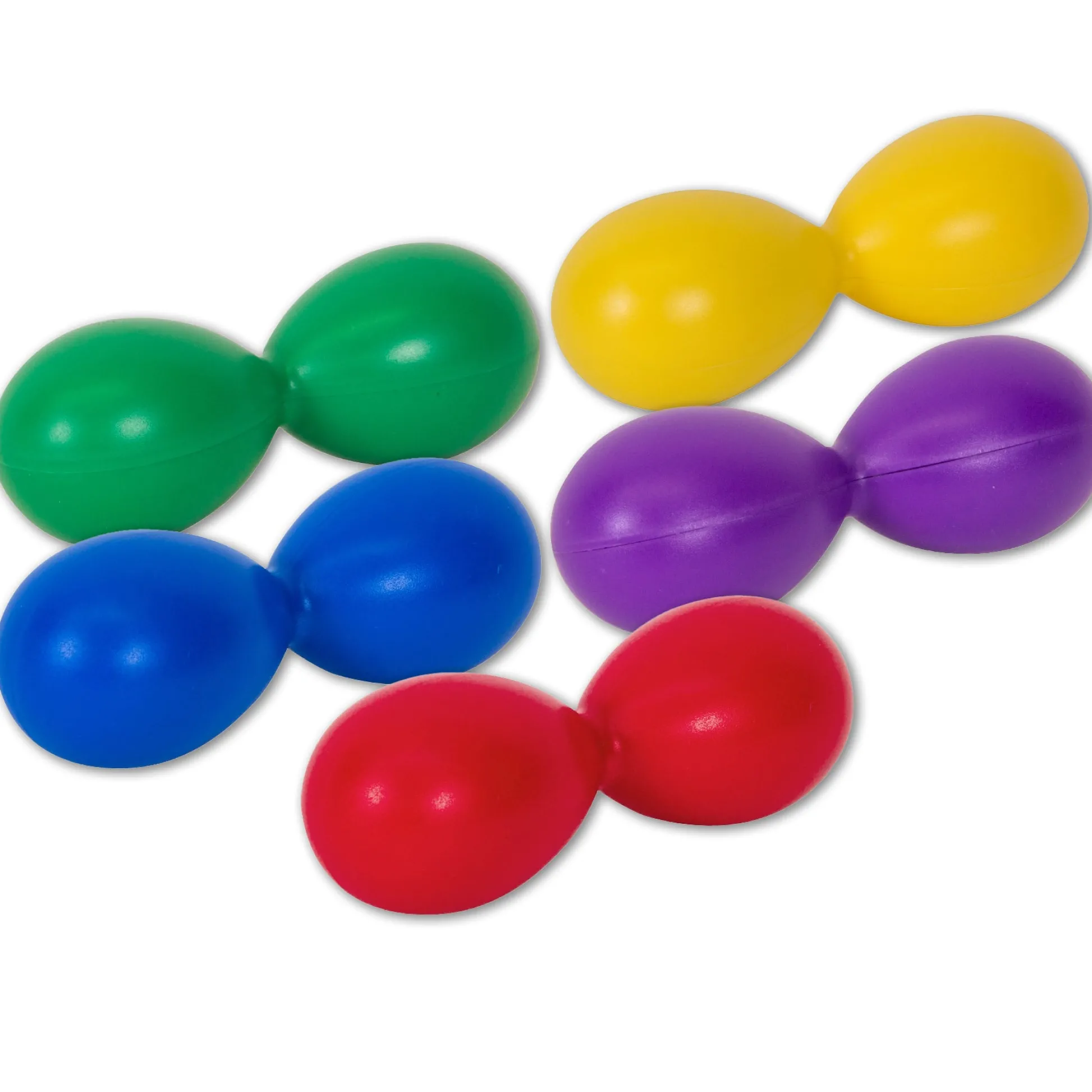Educators Resource Westco Educational Double Egg Shakers, Vibrant 5-Pack* Preschool Education Toys & Activities