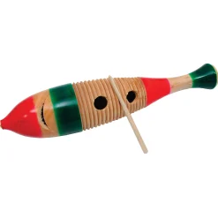 Educators Resource Westco Handmade Medium Guiro Wooden Musical Instrument* Musical & Sound Toys|Musical Toys & Instruments