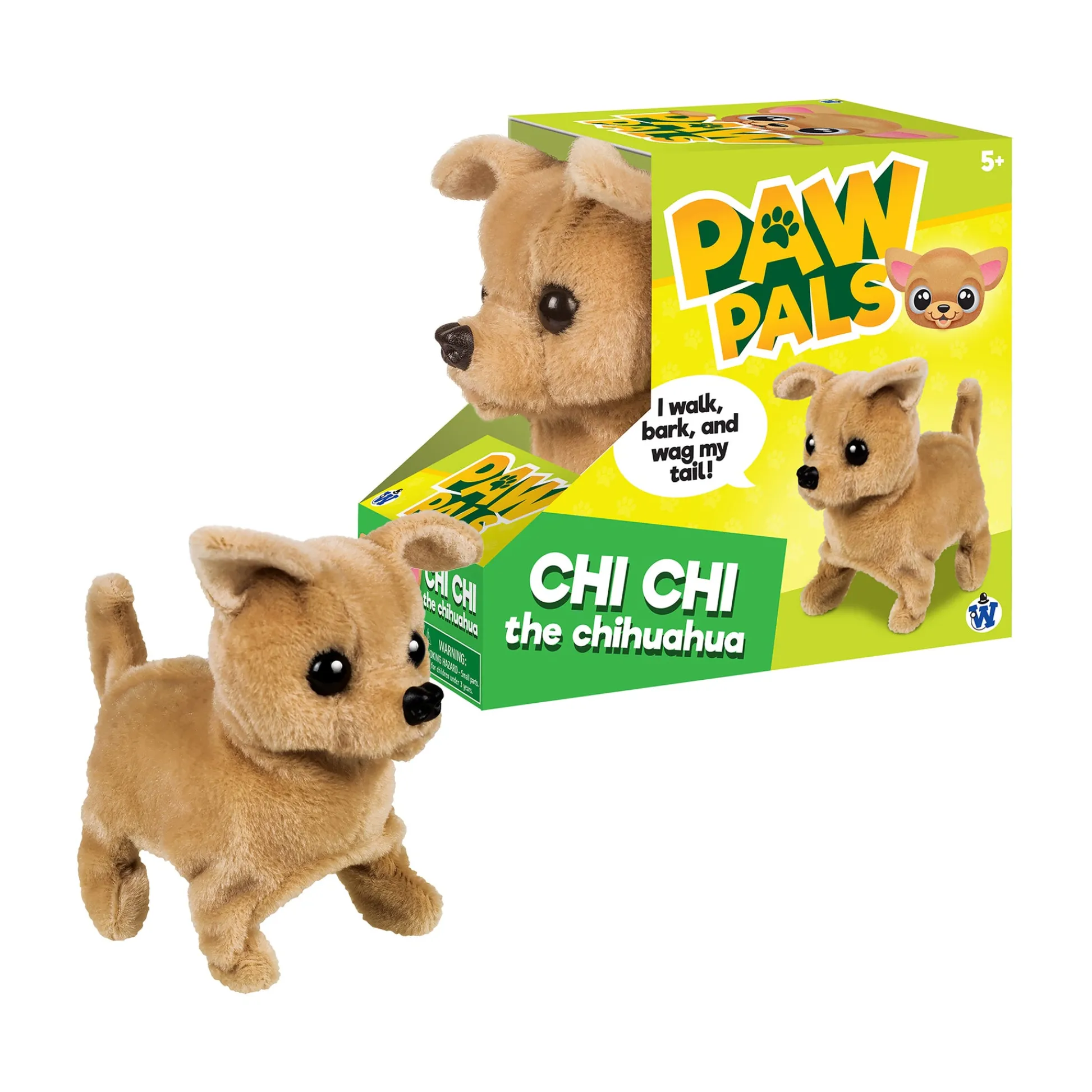 AreYouGame Westminster Paw Pals Interactive Chi Chi the Chihuahua - Soft Beige* Social & Emotional Skills|Interactive Dolls & Pets