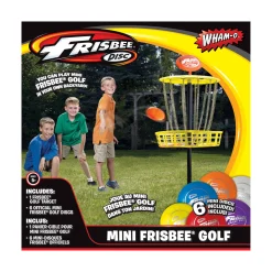 AreYouGame Wham-O Mini Frisbee Golf Set - Compact Disc Golf Game* Toy Sports