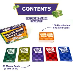 Flat River Group What's Your Price Hilarious Scenario Card Game* Card Games|Social & Emotional Skills
