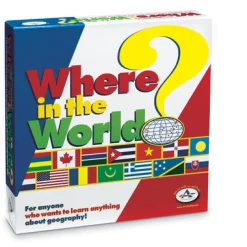 The Distribution Solutions Where in the World Updated Edition Geography Board Game* Role-Playing Games|Board Games